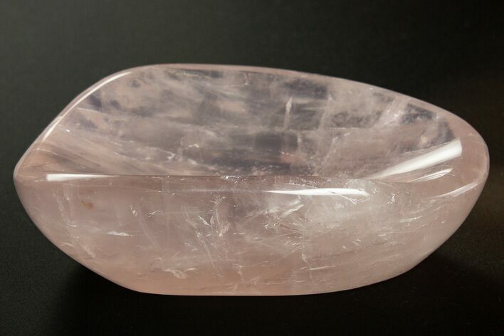 Polished Rose Quartz Dish #336875